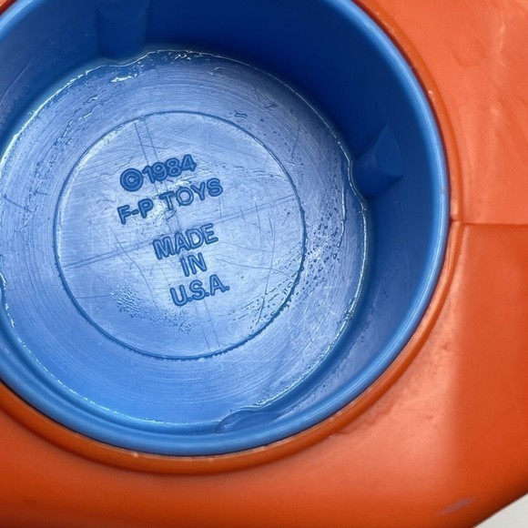 Vintage Fisher‎ Price Little People Chunky 1974 Boy Yellow 3” 1984 Motorcycle - Picture 9 of 11